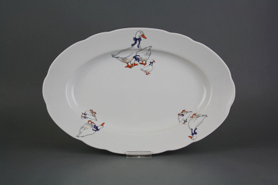 Oval dish 32cm Rose Geese CBB č.1