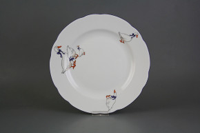 Flat plate 25cm Rose Geese CML