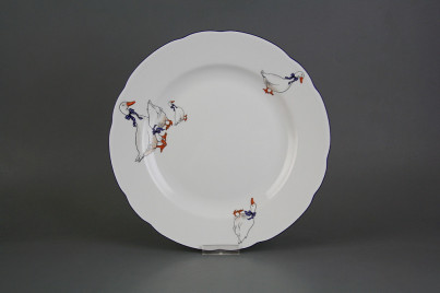 Flat plate 25cm Rose Geese CML č.1