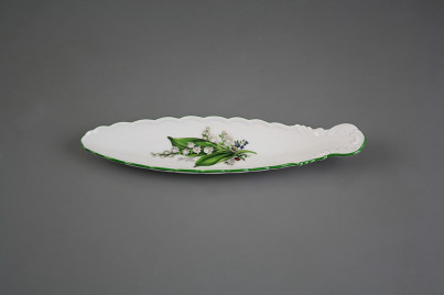 Dish for olives - Canoe Lilies of valley ZL č.1