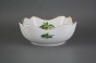 Deep salad dish square 21cm Rokoko Lilies of valley EGL LUX č.2