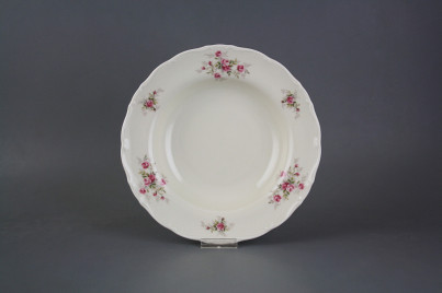 Deep plate 23cm Ofelia Ivory Pink roses S/M ABB č.1