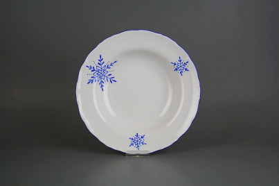 Deep plate 23cm Ofelia Snowflakes CAL č.1