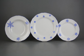 Plate set Ofelia Snowflakes 36-piece AAL