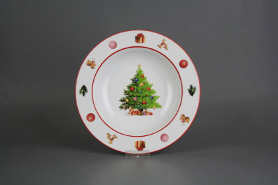 Deep plate 22cm Nina Christmas Tree JCL č.1