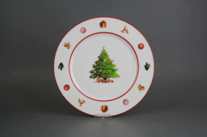 Flat plate 25cm Nina Christmas Tree JCL