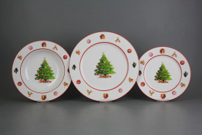 Plate set Nina Christmas Tree 24-piece JCL