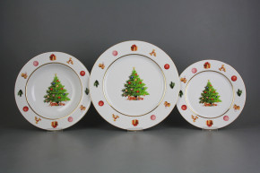 Plate set Nina Christmas Tree 18-piece JGL