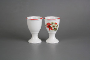 Egg cup Rokoko Poinsettia CL