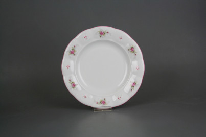 Dessert plate 19cm Benedikt Pink roses R4T ARL č.1