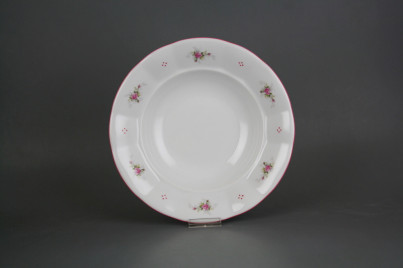 Deep plate 24cm Benedikt Pink roses R4T ARL č.1