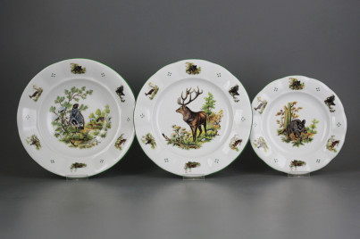 Plate set Benedikt Gamekeepers 12-piece Z4T FZL č.1