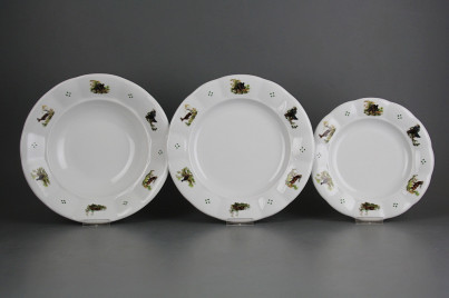 Plate set Benedikt Gamekeepers 18-piece Z4T ABB č.1