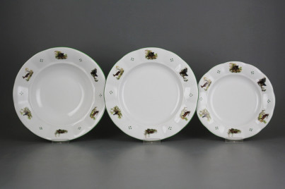 Plate set Benedikt Gamekeepers 12-piece Z4T AZL č.1