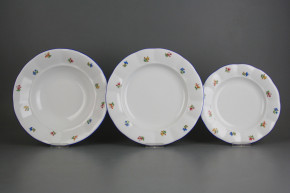 Plate set Benedikt Flower sprays 12-piece AAL