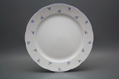 Flat round dish 30cm Rose Forget-me-not Sprays AAL č.1