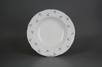 Deep plate 23cm Rose Forget-me-not Sprays ABB č.1