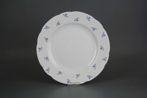 Flat plate 25cm Rose Forget-me-not Sprays ABB