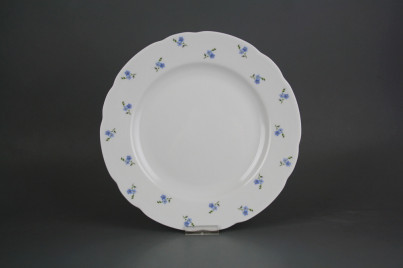 Flat plate 25cm Rose Forget-me-not Sprays ABB č.1