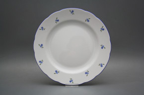 Flat plate 25cm Rose Forget-me-not Sprays AAL