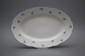 Oval dish 32cm Rose Forget-me-not Sprays AAL