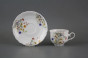 Tea cup 0,18l with saucer Ofelia Flowering meadow Pattern B CBB č.2