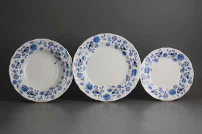 Plate set Ofelia Blue Bird Garden 18-piece BB č.1