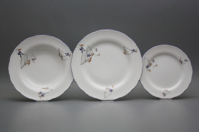 Plate set Ofelia Geese 18-piece CML č.1