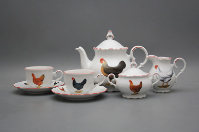 Tea set Ofelia Hens 15-piece CL č.1