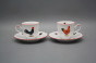 Coffee cup 0,18l and saucer Ofelia Hens CL č.2