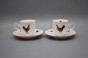 Coffee cup 0,18l and saucer Ofelia Hens CL č.3