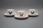 Tea cup 0,18l with saucer Ofelia Hens CL č.3