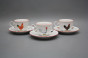 Tea cup 0,18l with saucer Ofelia Hens CL č.4