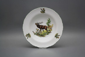 Deep plate 23cm Ofelia Roaring stag GZL