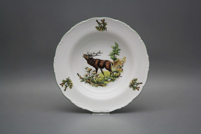 Deep plate 23cm Ofelia Roaring stag GZL č.1