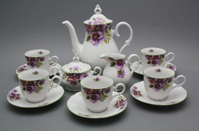 Coffee set Ofelia Pansy 15-piece ZL č.1