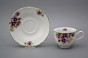 Tea cup 0,18l with saucer Ofelia Pansy ZL č.2