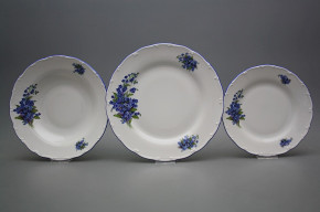 Plate set Ofelia Forget-me-not 36-piece CAL