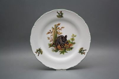 Flat plate 25cm Ofelia Wild boar GZL č.1