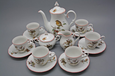 Coffee set Ofelia Birds 15-piece CL č.1