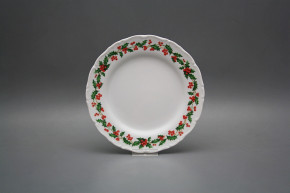 Dessert plate 19cm Ofelia Christmas holly BB