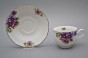 Tea cup 0,18l with saucer Ofelia Pansy FL č.2