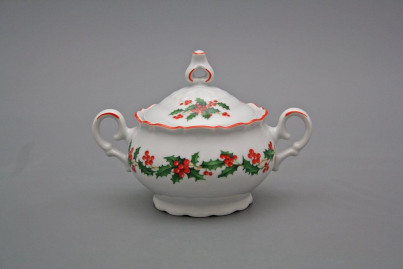 Sugar bowl 0,24l Ofelia Christmas holly CL č.1