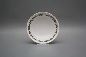 Salad dish 16cm Ofelia Christmas holly BB