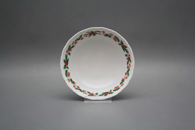 Salad dish 16cm Ofelia Christmas holly BB č.1