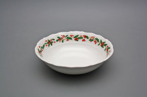 Salad dish 19cm Ofelia Christmas holly BB