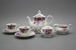 Tea set Ofelia Pansy 15-piece BB