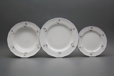 Plate set Ofelia Geese 18-piece AML č.1