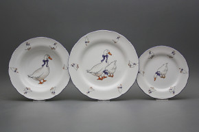 Plate set Ofelia Geese 18-piece FML