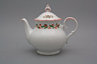 Teapot 1,2l Ofelia Christmas holly CL č.1